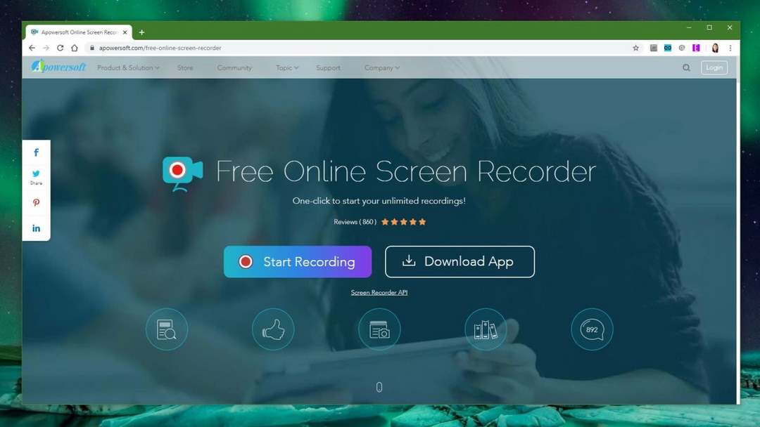 Apowersoft Free Online Screen Recorder cực đơn giản cho người dùng