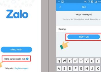 Nhấn điền thông tin cần thiết vào Zalo