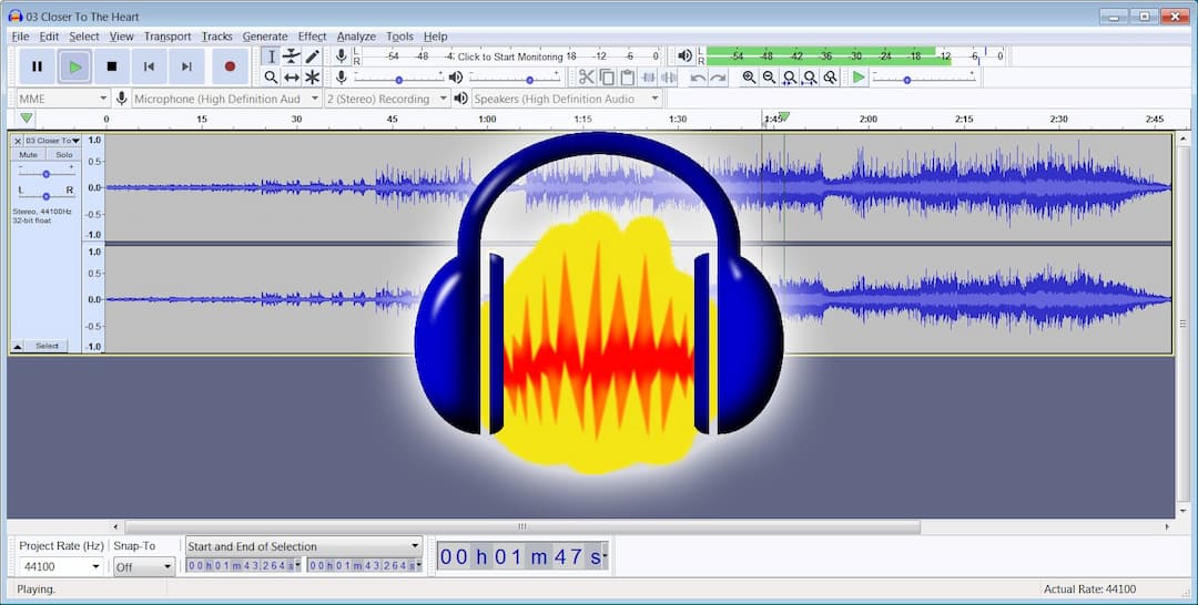 Phần mềm audacity là gì?