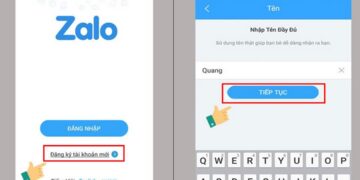 Nhấn điền thông tin cần thiết vào Zalo